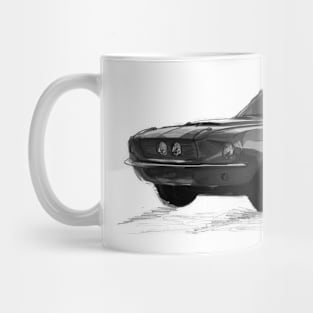 Classic Mustang Grey Mug